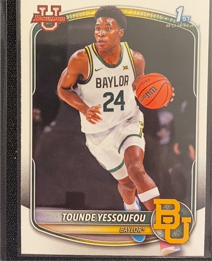 2025 Bowman Basketball #BPP-11 Tounde Yessoufou — front