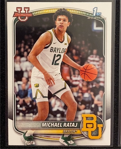 2025-26 Bowman #BPP-26 Michael Rataj — front