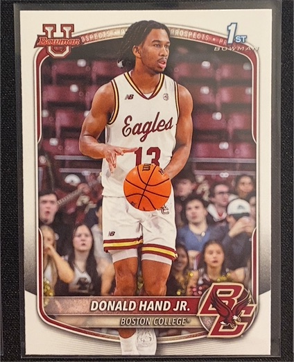 2025-26 Bowman #BPP-57 Donald Hand Jr. — front