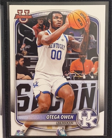2025-26 Bowman Basketball Prospects #BPP-98 Otega Oweh — front