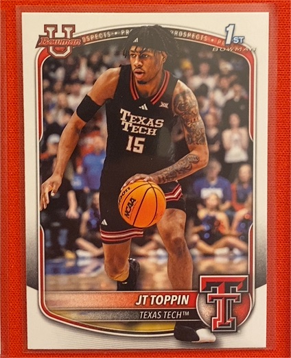2025 Bowman U #BPP-93 JT Toppin — front