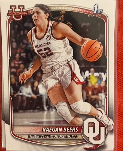 2025-26 Bowman Basketball Prospects #BPP-65 Raegan Beers — front