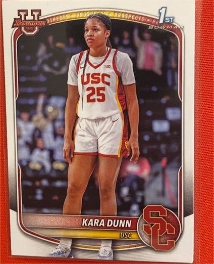 2025-26 Bowman Basketball Prospects #BPP-71 Kara Dunn — front