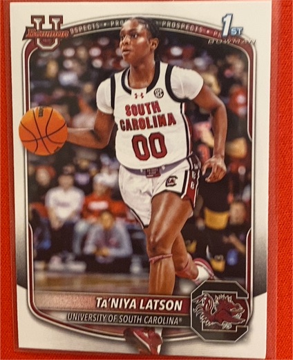 2025-26 Bowman Basketball #BPP-86 Ta'Niya Latson — front
