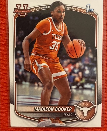 2025-26 Bowman Basketball #BPP-15 Madison Booker — front