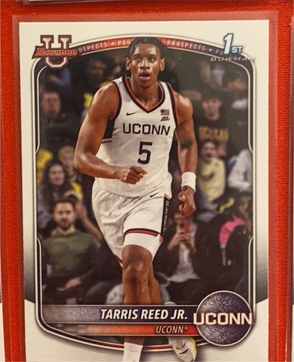 2025-26 Bowman Basketball Prospects 1st Bowman #BPP-42 Tarris Reed Jr. — front