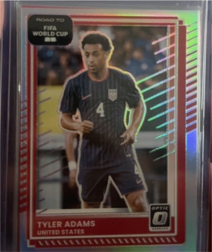 2025-26 Donruss Road to FIFA World Cup Optic #22 Tyler Adams — front