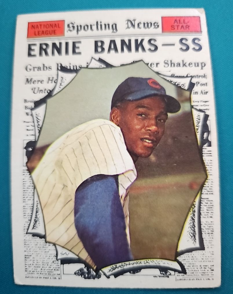1961 Topps #575 Ernie Banks — front