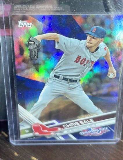 2017 Topps Chrome #160 Chris Sale — front