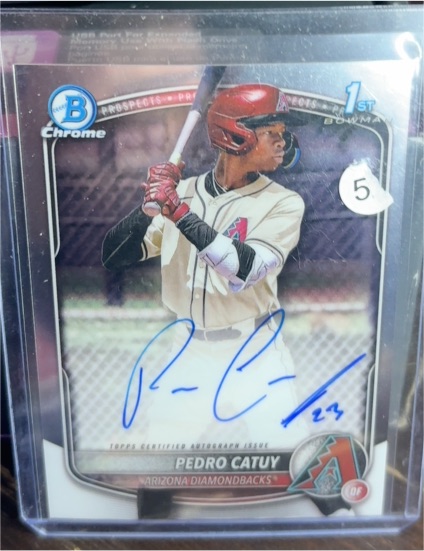 2025 Bowman Chrome #CPA-PC Pedro Catuy — front
