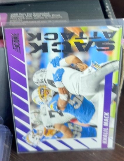 2024 Panini Score #9 Khalil Mack Sack Attack — front