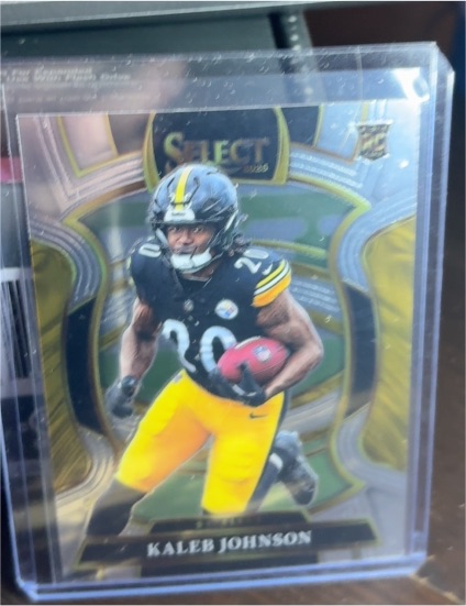 2025 Panini Select #52 Kaleb Johnson — front