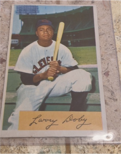 1954 Bowman #84 Larry Doby — front
