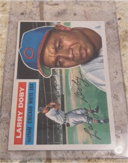 1956 Topps #250 Larry Doby — front