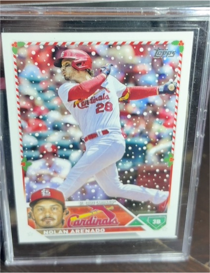 2023 Topps Holiday #H170 Nolan Arenado — front