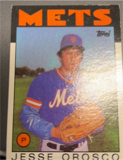 1986 Topps #465 Jesse Orosco — front