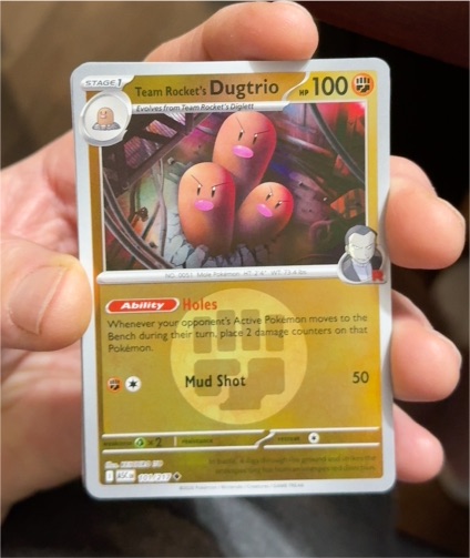 2021 Pokémon Ascended Heroes #101 Team Rocket's Dugtrio — front