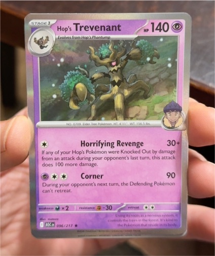 2022 The Pokémon Company Ascended Heroes #096 Hop's Trevenant — front