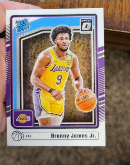 2024-25 Panini Donruss Optic #282 Bronny James Jr. — front
