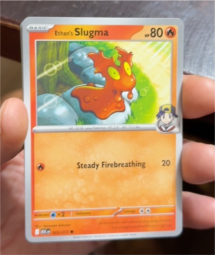 2022 Pokémon SV10: Destined Rivals #035 Ethan's Slugma — front