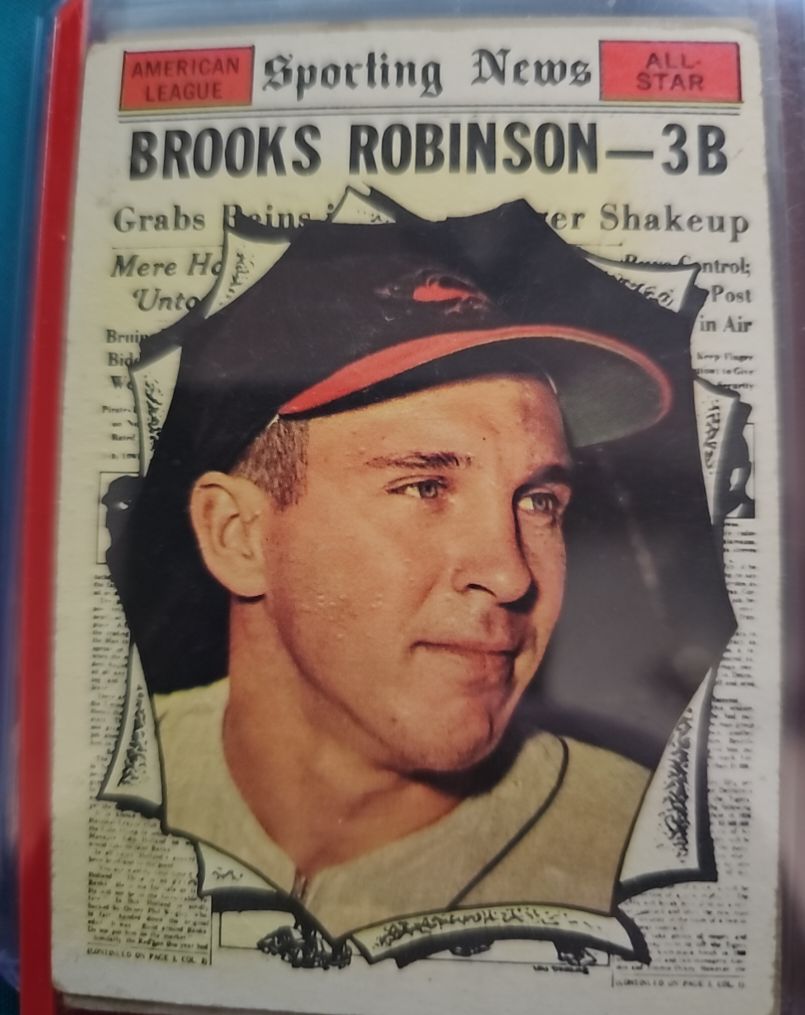1961 Topps High #572 Brooks Robinson All-Star — front