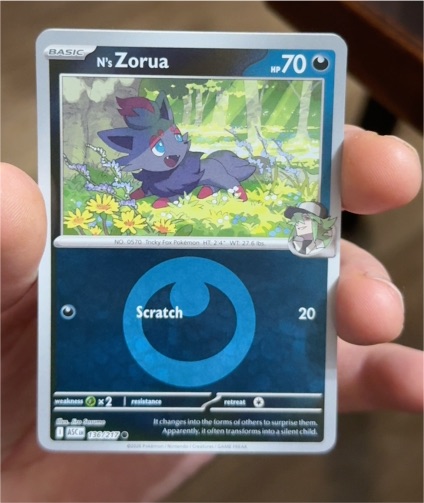 2022 Pokémon Journey Together #097 N's Zorua — front