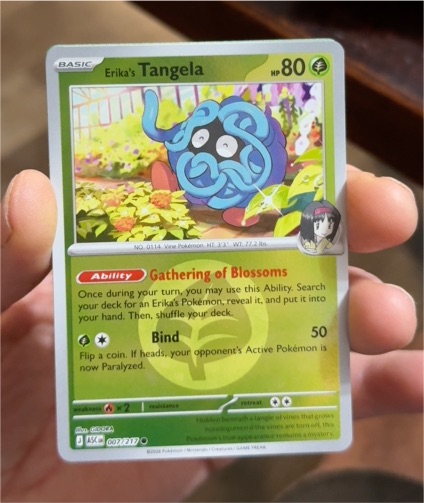 2020 Pokémon Ascended Heroes #007 Erika's Tangela — front