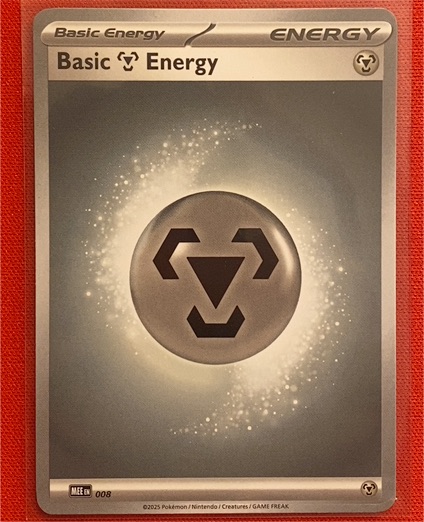2025 Pokémon Basic Steel Energy #008 — front