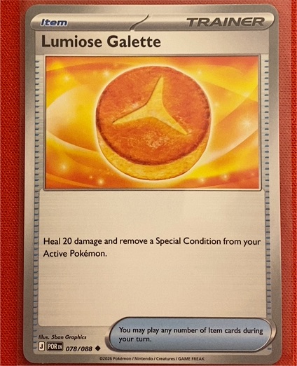 2016 Pokémon Perfect Order #078 Lumiose Galette — front