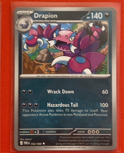 2026 Pokémon Perfect Order #052 Drapion — front