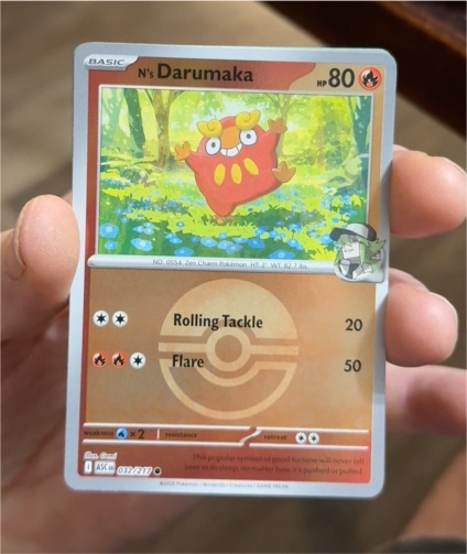 N's Darumaka (Poke Ball) 032/217 Ascended Heroes — front