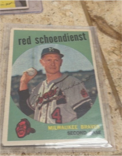 1959 Topps #480 Red Schoendienst — front