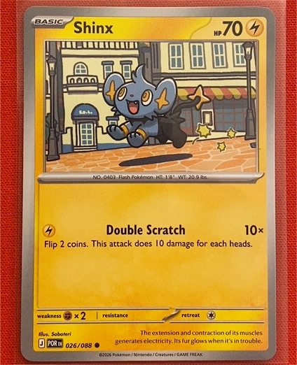 2026 Pokémon ME03: Perfect Order #026 Shinx — front