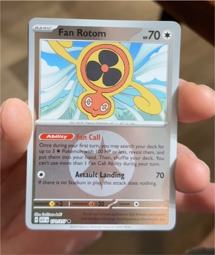 2022 Pokémon ME: Ascended Heroes #171 Fan Rotom — front