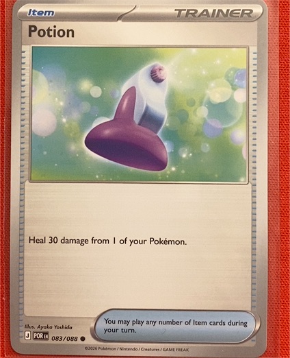 2026 Pokémon ME03: Perfect Order #083 Potion — front