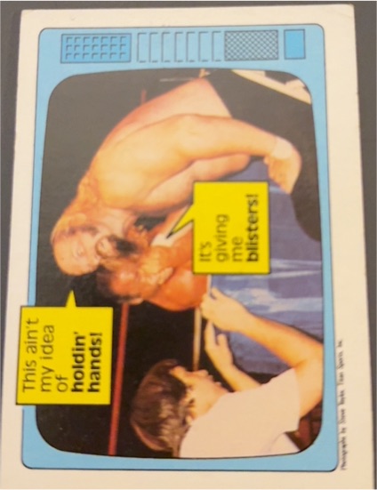 1985 Topps WWF #61 Jesse Ventura and Ivan Putski — front