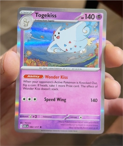 2022 Pokémon ME: Ascended Heroes #082 Togekiss — front