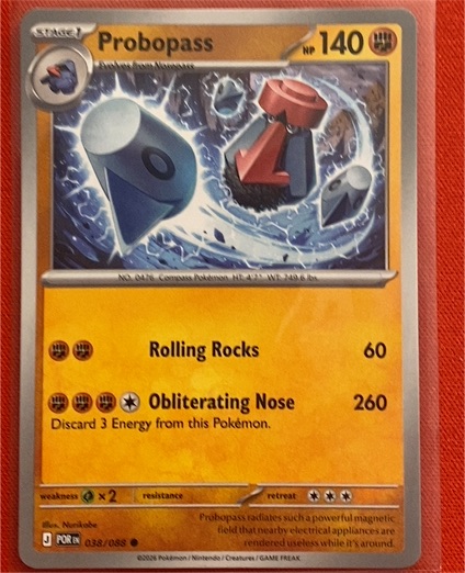 2026 Pokémon #038 Probopass — front