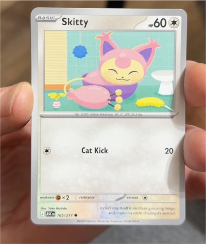 2023 Pokémon ME: Ascended Heroes #165 Skitty — front