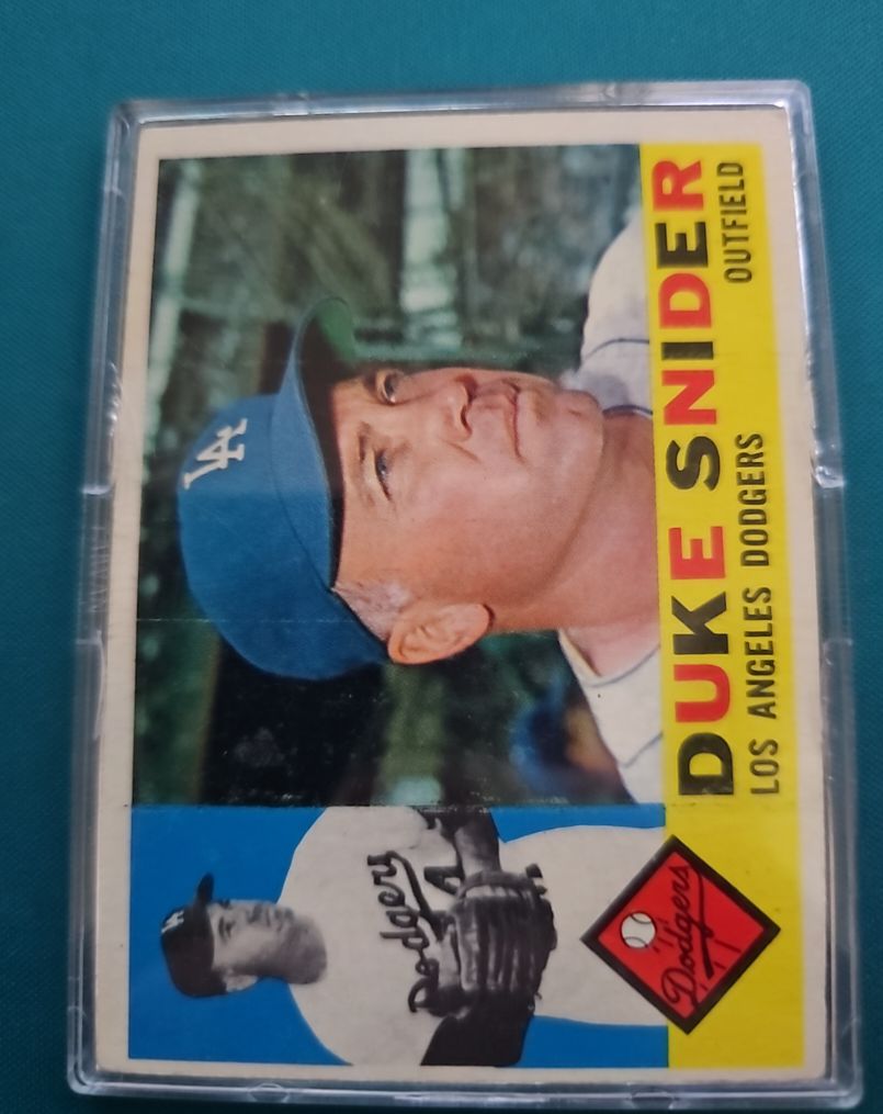1960 Topps #493 Duke Snider — front