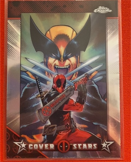 2025 Topps Chrome Deadpool Cover Stars #CS-7 Deadpool & Wolverine — front