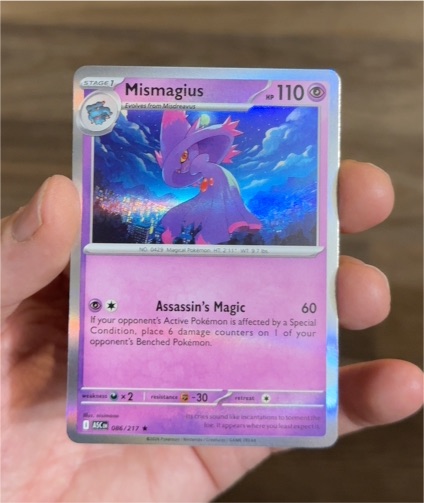 2023 Pokémon Ascended Heroes #086 Mismagius — front