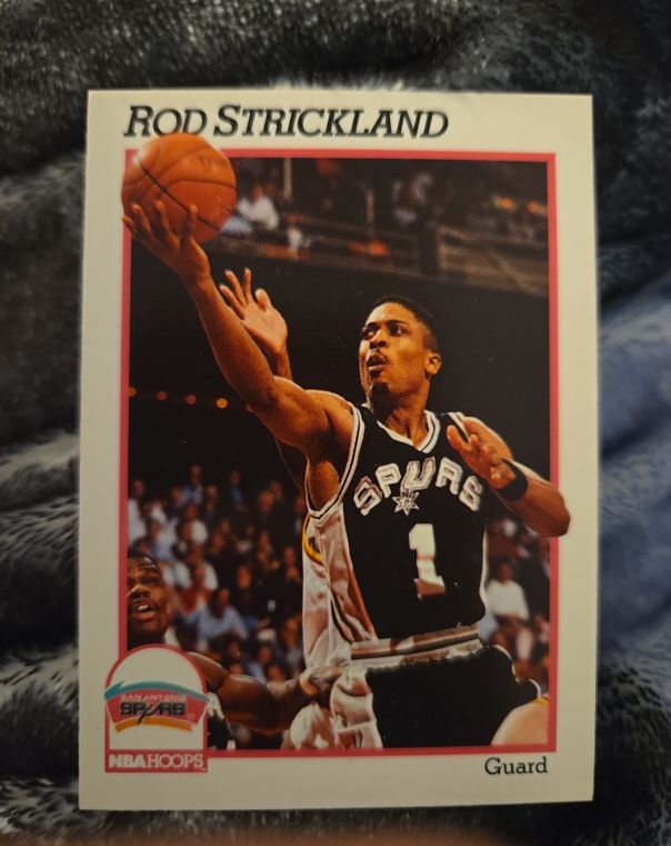 1991 NBA Hoops #196 Rod Strickland — front
