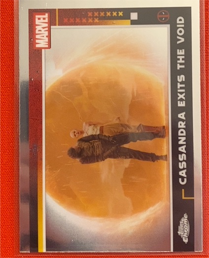 2025 Topps Chrome #91 Deadpool & Wolverine Cassandra Exits The Void — front