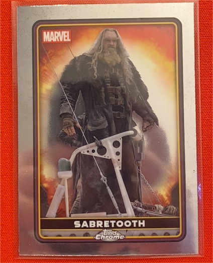 2025 Topps Chrome Deadpool #41 Sabretooth — front