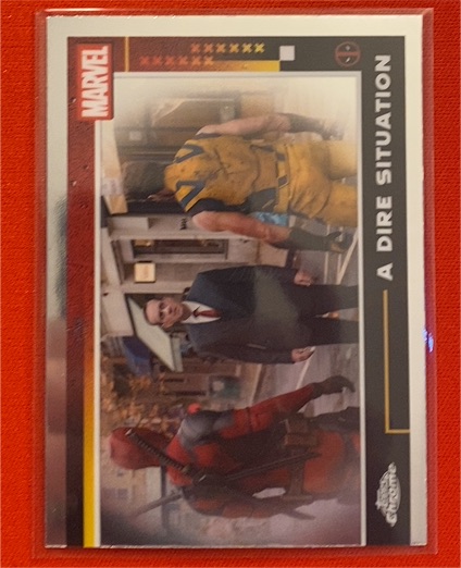 2025 Topps Chrome #92 Deadpool & Wolverine A Dire Situation — front