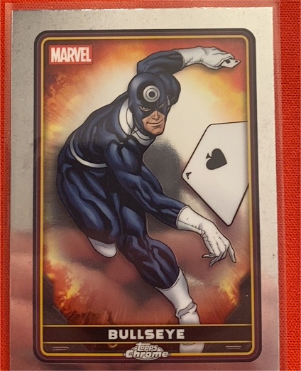2025 Topps Chrome Deadpool #19 Bullseye — front
