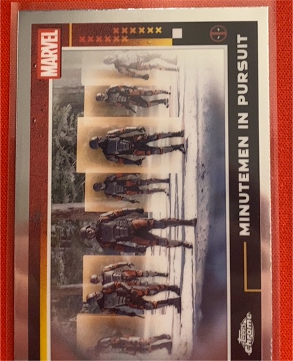 2025 Topps Chrome Deadpool #49 Minutemen In Pursuit — front