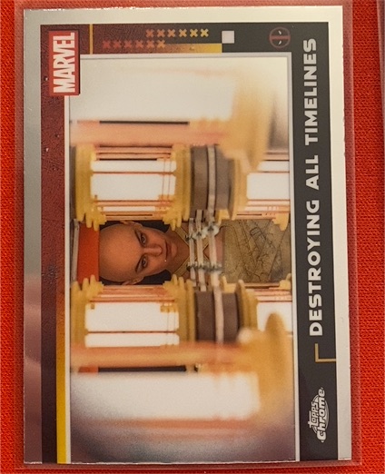 2025 Topps Chrome Deadpool #99 Destroying All Timelines — front