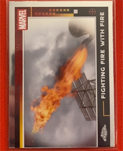 2025 Topps Chrome #69 Deadpool Fighting Fire With Fire — front